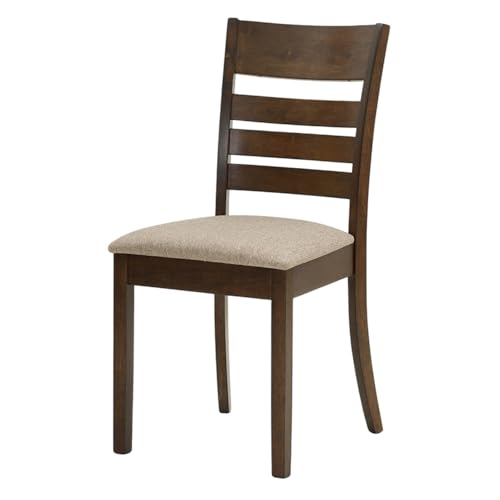 Image of Royaloak Linea Malaysian Wooden 4 Seater Dining Table Set |Solid Mindy Wood Veneer Finish | Solid Rubber Wood Legs | 70mm Apron| Comfort Back Support | Cushioned Seating