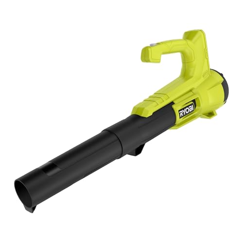 RYOBI 18 V ONE+ Akku-Laubgebläse RY18BLA-0 (Luftgeschwindigkeit 145 km/h, Luftvolumen 7,1 m³/min, ohne Akku und Ladegerät)