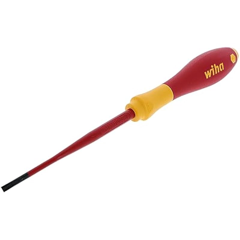 Wiha 32046 Insulated Slimline Slotted Screwdriver 3.5mm x 100mm