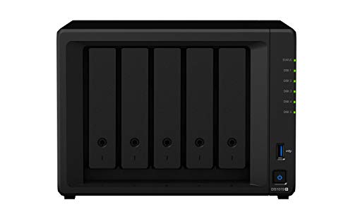 Synology DiskStation DS1019+ server NAS e di archiviazione Collegamento ethernet LAN Torre Nero