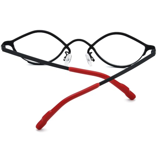 Image of FONEX Colorful Pure Titanium Glasses Frame Women Retro Round Eyeglasses