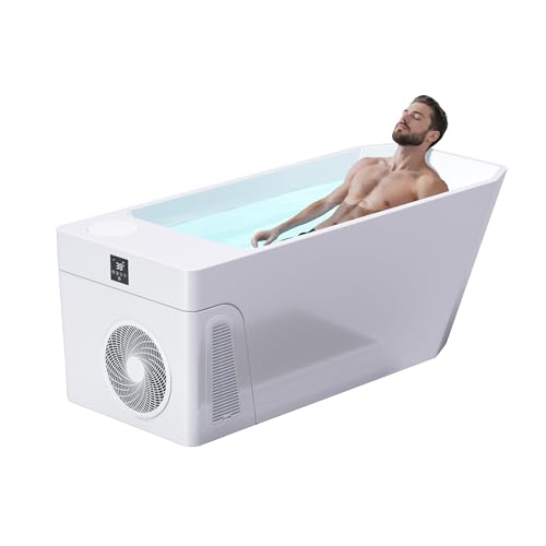 Image of Deeptime Smart Ice Bath Tub Gen3 with Chiller 32F-104F Cold Therapy White