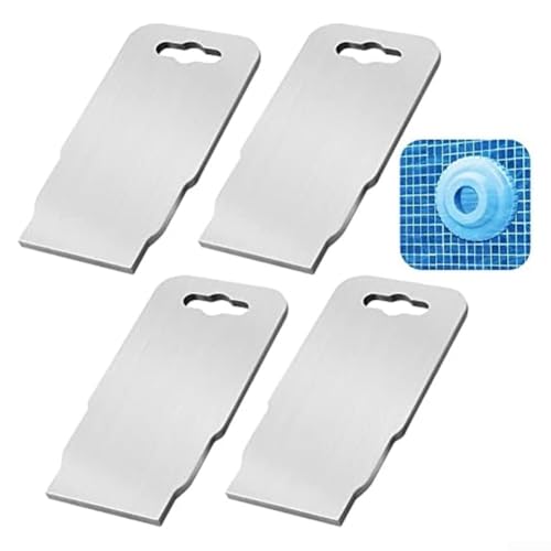 Herramienta de asiento de globo ocular de acero inoxidable para piscina para accesorios de retorno Hydrostream, mantenimiento sin esfuerzo (4 piezas)