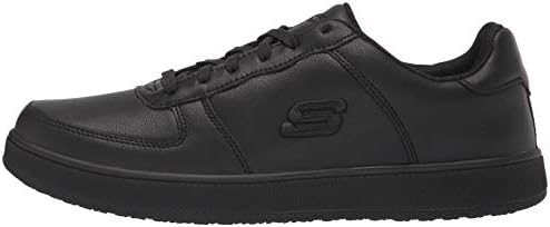 Skechers Women's Lace up Athletic Food Service Shoe, Black, 5.5 | Image 7