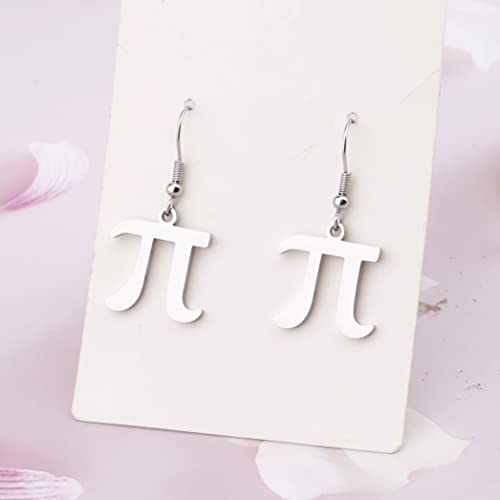 Math Formula Earrings Pi Earrings Necklace Mathematics Symbol Earrings For Math Enthusiasts Teachers Back to School Gift4