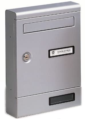  Silmec Cassetta Postale Alluminio Silver 10-351.72 A Parete