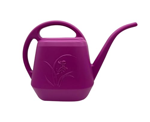 UFANME Watering Can - for Home Plant Garden - 1/2 Gallon - Rose Red