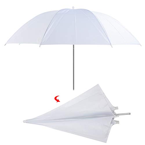 Parapluie doux blanc translucide 33 pouces diffuseur de lumière - 6