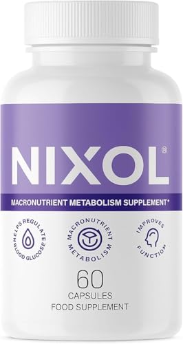 NIXOL Macronutrient Metabolism Supplement – Weight Loss Support, Metabolism Booster, Blood Sugar Control, Energy & Vitality, Appetite Suppressant – Made in UK/Supplement Heaven