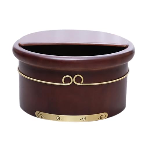 Foot Bath Bucket con Tapa, Diseño Vertical, Masajeador de Pies