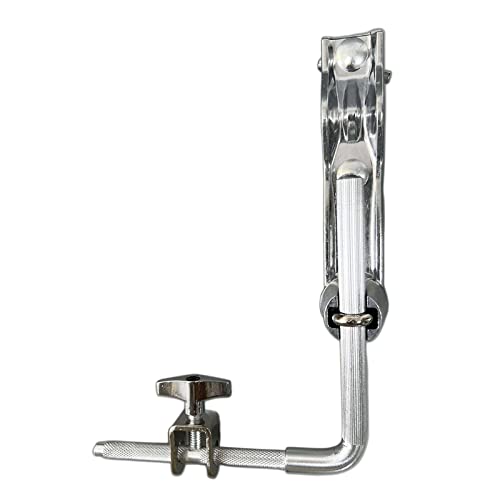 Dynwave Bass Drum Cowbell Holder Mount Handbell Cowbell Clamp Durable Mounting Accessories Support Stand Cowbell Clamp Accessory Parts Replacement, Extension Frame #TOP3