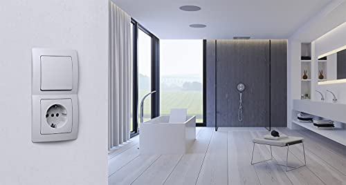 Kopp, Fascia 5 Sockets - 308302008, Weiss/Opulenter Garten - Image 4