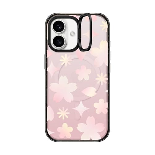 CASETiFY CpNg OX^h MagSafeΉ iPhone 16 P[X [LbNX^h / 2m̗NA (MILKi3{) / CX[dMagsafeΉ] - Sheer Sakura Patter