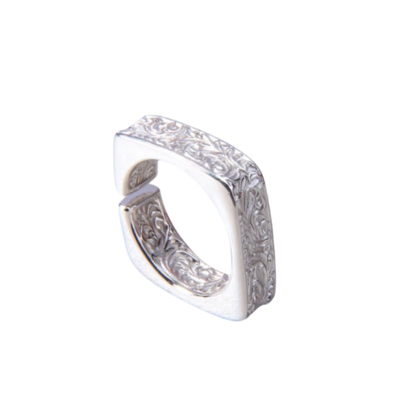 Square Shaped Rings For Women Zinc Alloy Adjustable Wedding Band Promise Statement Ring Party Ring