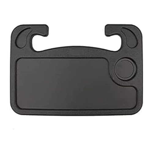 Bureau De Volant De Voiture pour Bulli Buzz Bus 6 Seater, Multifonction Portable Table à Manger avec Porte-Gobelet Plateaux ModèLe Accessoires,B/Black-Large