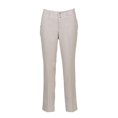 Jofit Apparel Women's High Waist Golf Pants for Golf or Cocktails - Semi-Fitted, Cropped, 28" Inseam, Stone2