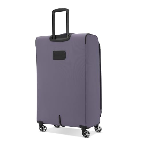 Image of Samsonite Saire LTE Softside Expandable Luggage with Spinner Wheels, 3-Piece Set (Carry On /Medium /Large), Purple Frost