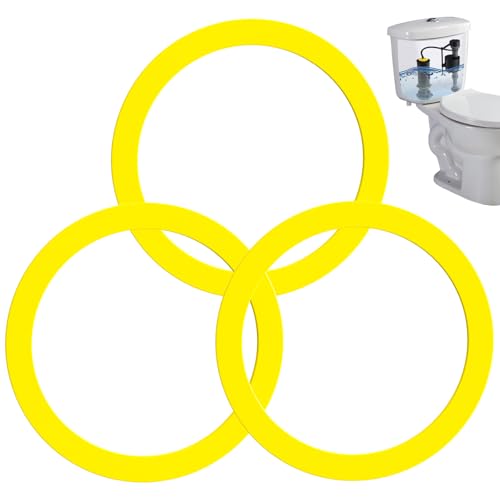 Flush Valve Seal for Kohler, 3 Pack Upgraded Silicone Toilet Replacement Tank Parts for K-GP1059291 Canister Flush Valve Kit Gasket