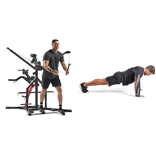 Sunny Health Fitness Power Rack - SF-HG92401 180 LB Resistance Band Bundle NO 088-180