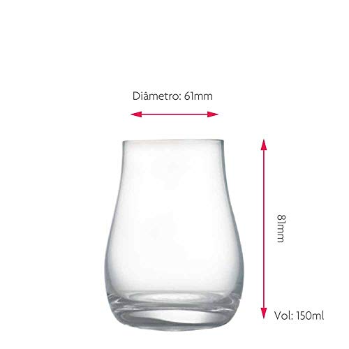 Copo de Whisky Degustacao Cristal 150ml