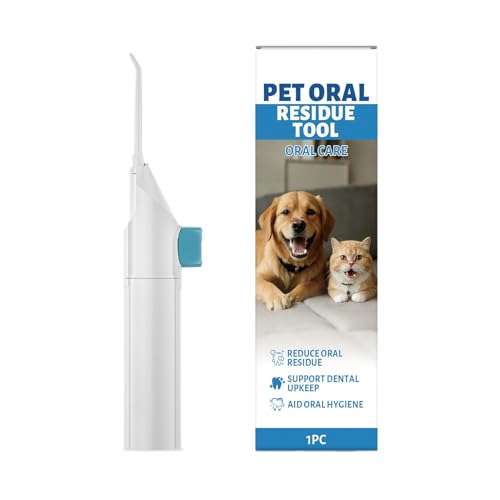 Fyrdyn Pulizia Denti per Cani,Spazzolino Elettrico Delicato,Pulitore Dentale Ultrasonico Per Cani | Per Gatti di Taglia Piccola Media Grande, Cuccioli, per Casa e Viaggio