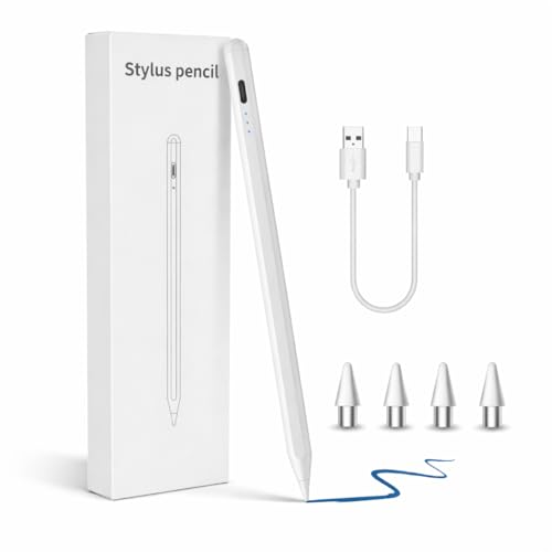 Image of Universal Stylus Pen for Touchscreens, Rechargeable Fine Tip Digital Pen for Writing, Drawing & Note-Taking, Works with Compatible ipad & Android and iOS Devices
