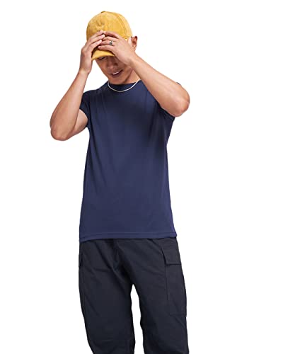 Image of Bewakoof Men's Printed 100% Cotton T-Shirt - Regular Fit, Round Neck, Half Sleeves