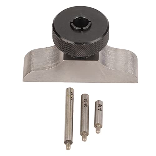 3 Pcs Depth Dial Indicator Base Depth Micrometer for Holder Display Depth Bracket Rods Depth Dial Attachment (63 * 17mm)