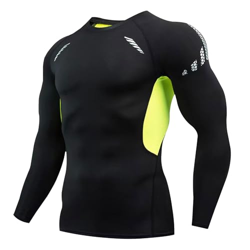 T-shirt de basket-ball à manches longues homme noir respirant