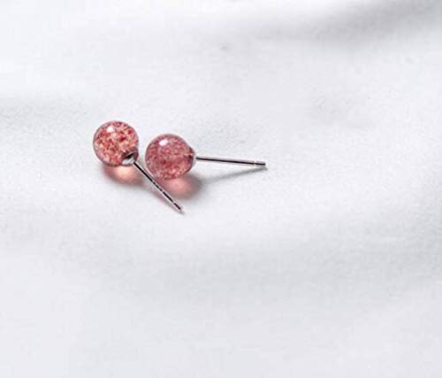 Boucles d'oreilles S925 anti-allergie avec cristal brillant