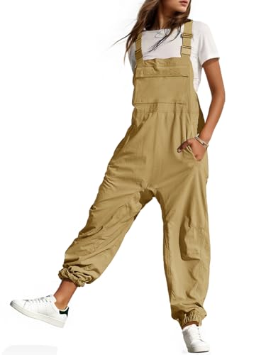 Cicy Bell Womens Casual Overalls Baggy Bib Jogger Jumpsuits