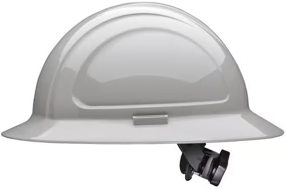 Hard Hat, Polyethylene, 4 Point Ratchet, Type 1, Class E, Gray, Mfr: N20R090000-A