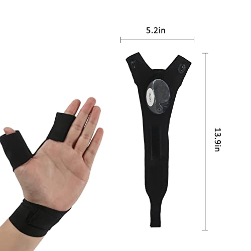 Toproad Led Flashlight Gloves, Cool Tool Gadgets Fishing Stuff For Dad Husband Boyfriend Christmas Mens Gift Idea, Hands-Free Lights Fingerless Gloves For Car Repairing, Night Fishing, Camping #TOP4