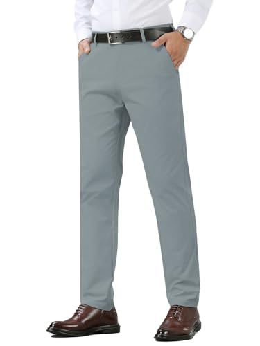 Image of TAGDO Men's Cotton Casual Trousers | Slim Fit Formal Pants for Man | Comfortable & Breathable Fabric | Stylish Office Wear | Everyday Casual Pant for Men