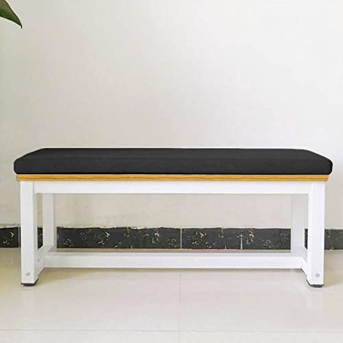 Coussin de siège pour banc de jardin en coton lin fini l'assise rigide
