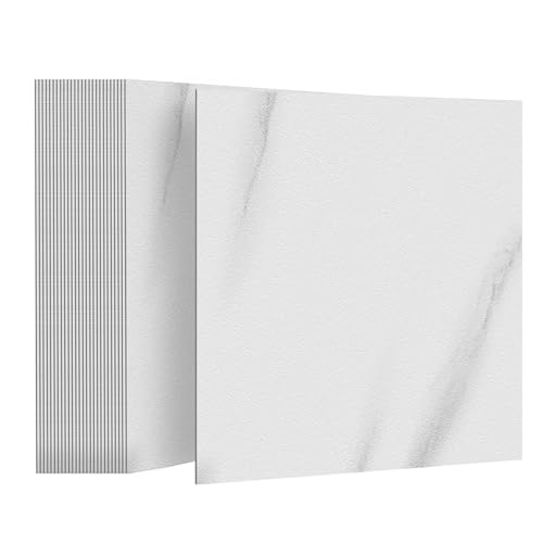 FIVMEN Pavimenti in PVC, 30 x 30 cm, 27 pezzi, autoadesivi, per pavimenti in vinile, impermeabili, antiscivolo, per soggiorno, cucina, bagno (S11, 2,5 ㎡)