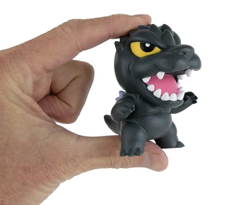 Worlds Smallest Godzilla Stretchies 3.5in Godzilla Action Figure Squishy and Stretchy Toy Miniature Toy King of the Monsters Collectible Toy