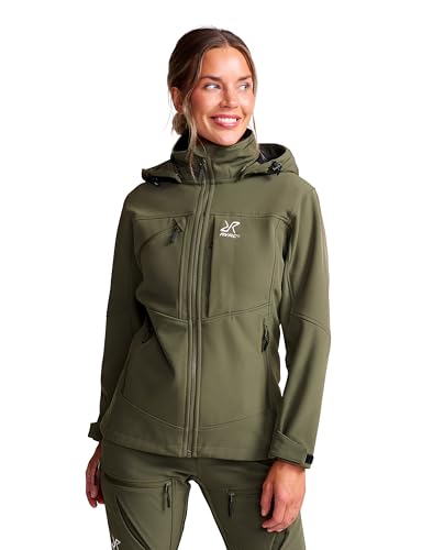 RevolutionRace Hiball Softshell Jacket für Damen, Outdoor Jacke für Wandern, Grape Leaf, M