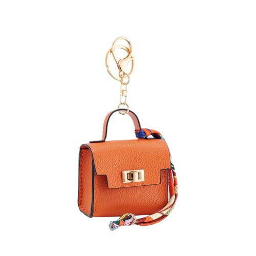 Image of SANNIDHI Bag Charm Mini Backpack Keychain for Women Small Pouch Coin Purse Headset Bag Key Ring for Woman Girls