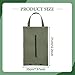 kowaku Camping Tissue Storage Bag Tissue Storage Case Portable Paper Towel Carrier Hanging Pouch for Office Car Travel Home Use Tent, Green