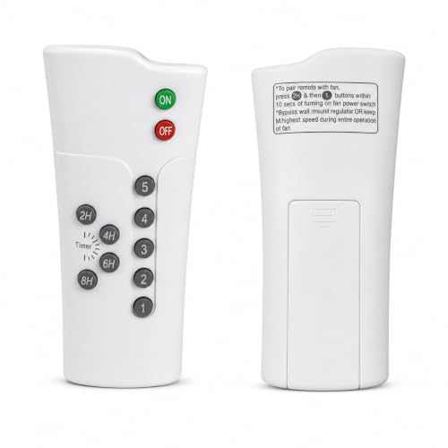 Image of K2 Remotes Compatible for Crompton Energion Cromair BLDC Ceiling Fan Remote - Replacement Remote with Speed Control | Exact Match Required