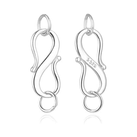 Adabele Sterling Silver S Hook Clasp Set Cover