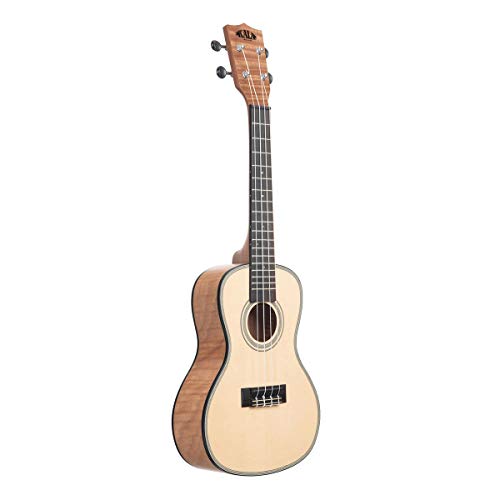 Kala KA-SSEM-C – Epicéa massif et acajou exotique – ukulele concert (+ housse) - Les Beatles, Paul McCartney, John Lennon, RIngo Starr, George Harrison Kala KA-SSEM-C - Epicéa massif et acajou exotique - ukulele concert (+ housse) – Image 3