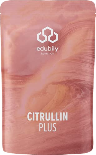 Citrullin Pulver, Pre-Workout Pump Supplement, L Citrullin Malat Pulver mit Taurin, Vitamin B12 Methylcobalamin, natürliches Vitamin C aus Acerola Extrakt, Metafolin 5 MTHF, mit Stevia, 240g