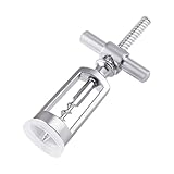 DECHOUS Manueller Weinflaschenöffner Langlebiger Multifunktionaler Korkenzieher für Rotwein Praktisches Geschenk für Weinliebhaber Einfach und Kraftsparend zu Bedienen