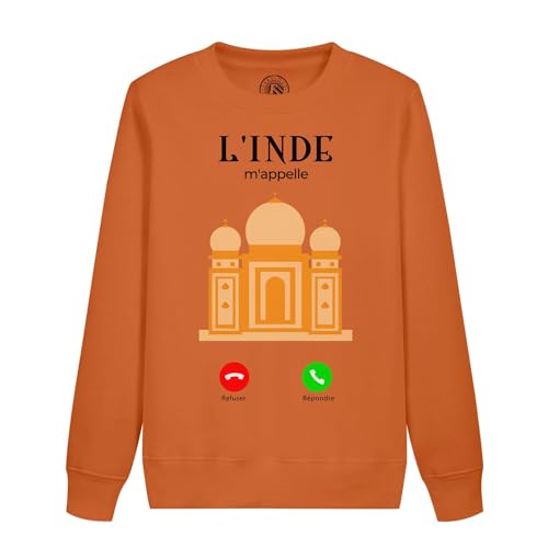 Sweatshirt enfant l'Inde m'appelle pull Taj Mahal Agra Delhi pull