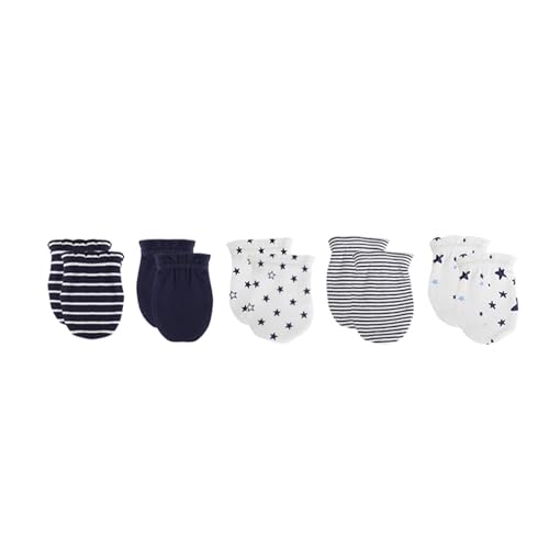 5 Pairs Baby Not Scratch Mittens 0-6 Months New Born Boy Girl Gloves Cute Infant Accessories2