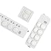 Beatifufu Safety Electrical Outlet Covers Plastic Plug Protectors for Proofing All Types of Wall Sockets for Home School and Public Spaces