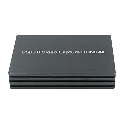 HDMI to USB3.0ビデオキャプチャコンバーター4K ビデオライブストリーミングスクリーンレコーダーデバイス for Windows, Linux, Mac OS X