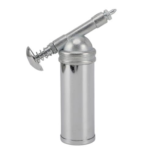 Bomba de lata de aceite de engrasador manual de 80 cc, bomba de lubricación de aleación de zinc de acero inoxidable Dispensador de aceite de motor de lata de engrase, para
